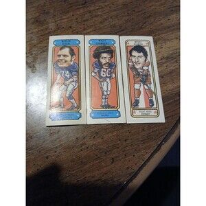 1975 Sugar Daddy All-Stars Mickey Redmond #16 Wally Chambers #5 Merlin Olsen #4